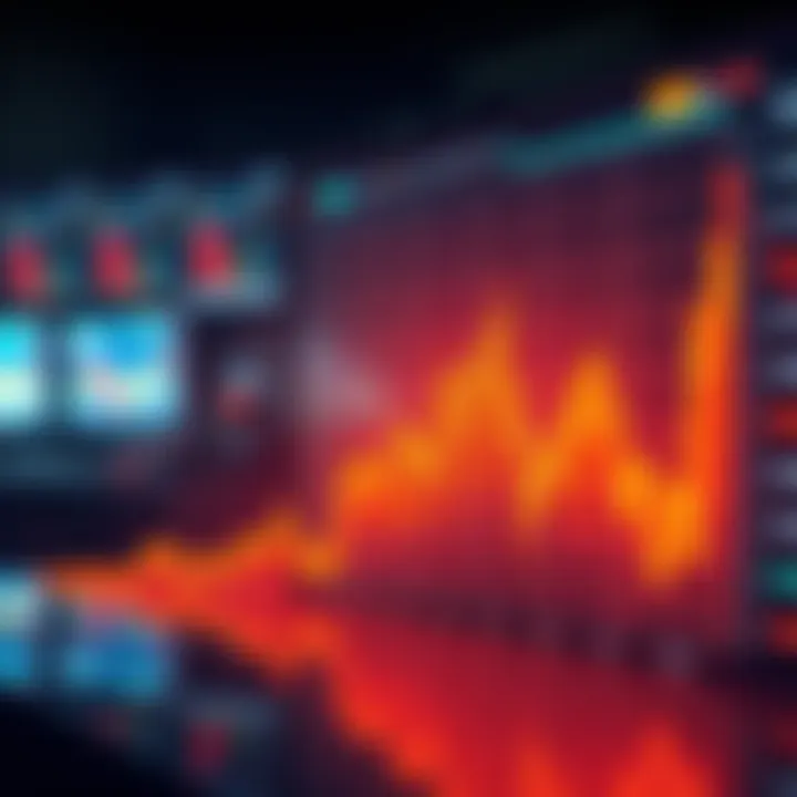 A graph showing market trends over time with a four year cycle highlighted.