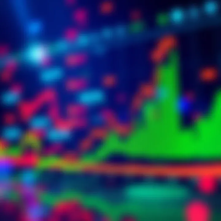 Market Trends in Uptober A stock market graph showing an upward trend with bright colors, representing investor excitement during Uptober.