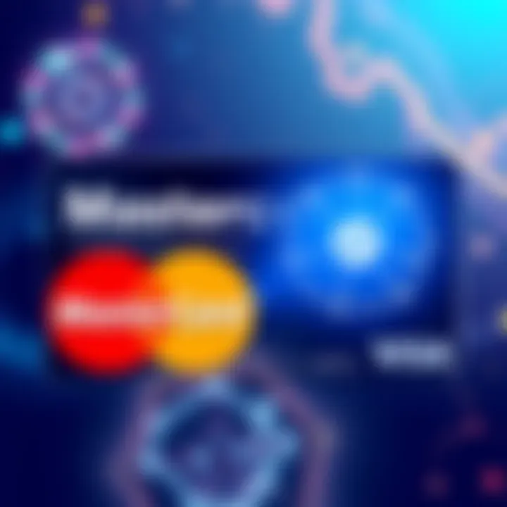 Illustration showing Mastercard logo alongside Solana logo, symbolizing their partnership in the Crypto Partner Program.