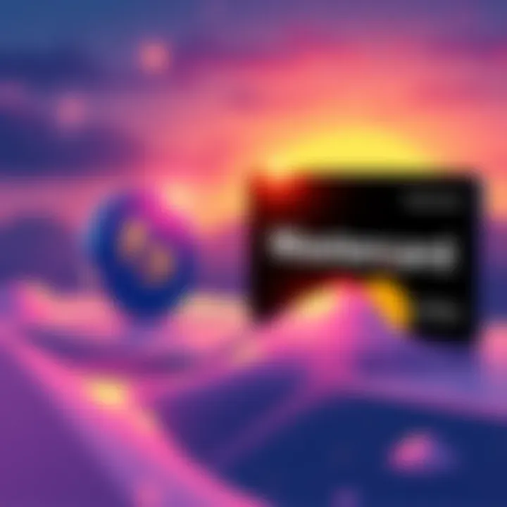 Mastercard and Solana Partnership An illustration showing Mastercard logo alongside Solana logo, representing their partnership in expanding crypto settlement capabilities with stablecoins.