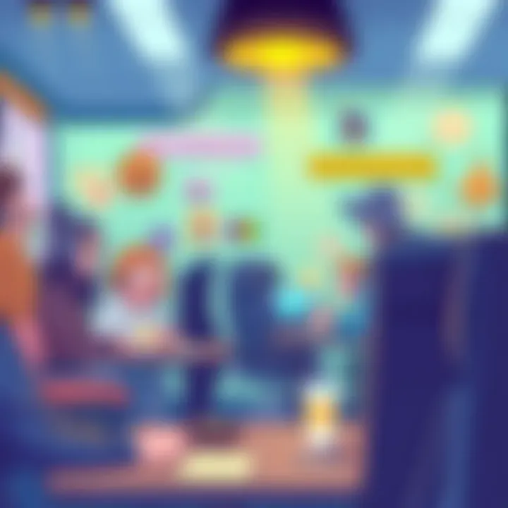 Illustration showing a lively Telegram chat featuring the $RECAP bot with colorful memes and humorous interactions