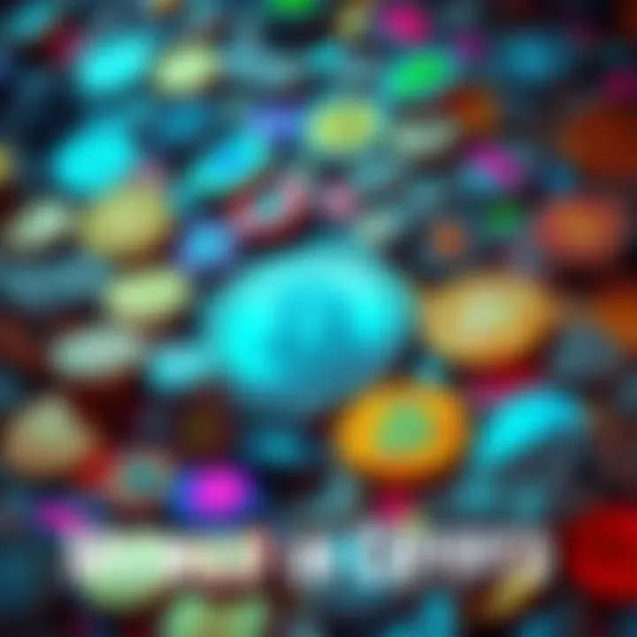 A vibrant collage of various meme coins and digital currency symbols, illustrating the energy of the meme community in the crypto market.