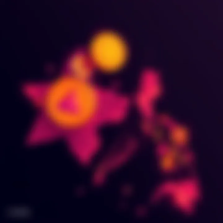 Illustration showing digital currency symbols and map outlines of Colombia and the Philippines, highlighting Meta's new payouts for creators
