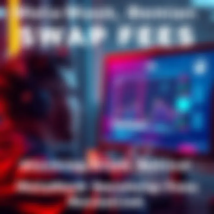 A frustrated person looking at a computer screen showing loss from MetaMask transactions