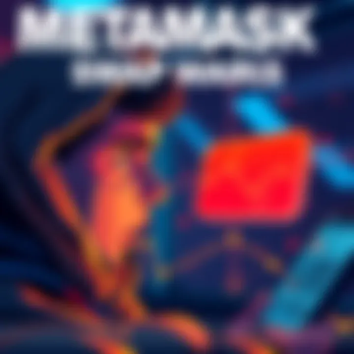 Metamask Swap Fraud Warning A user looking concerned while viewing their Metamask wallet, showing a decrease in funds after a swap transaction.