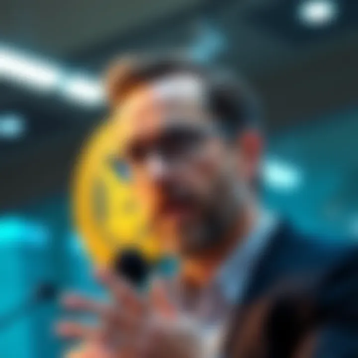 Michael Saylor Discussing Bitcoin Sales Michael Saylor speaking during an earnings call about the potential sale of Bitcoin for dividends.