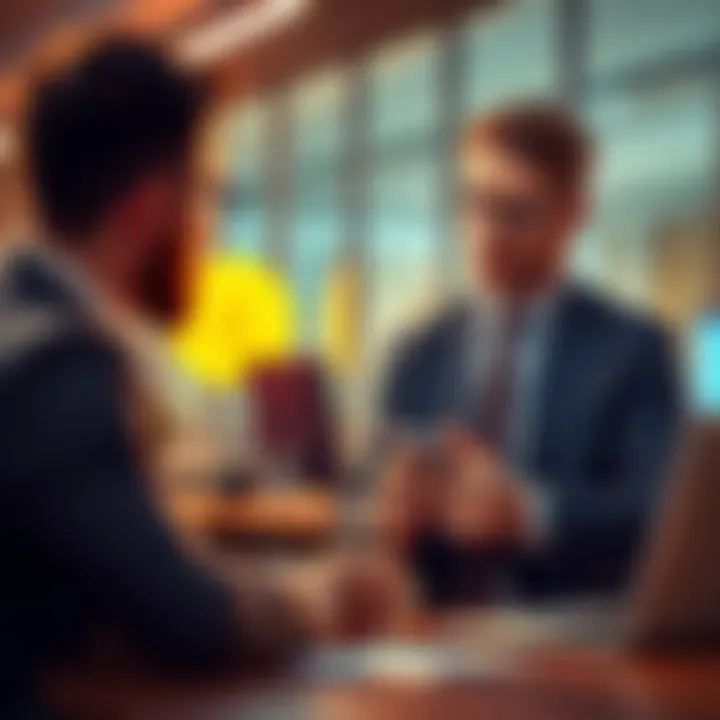Michael Saylor discusses the Saylor Tracker hinting at a possible Bitcoin purchase in an office setting