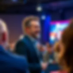 Michael Saylor engaging with an audience, smiling and sharing insights about cryptocurrency