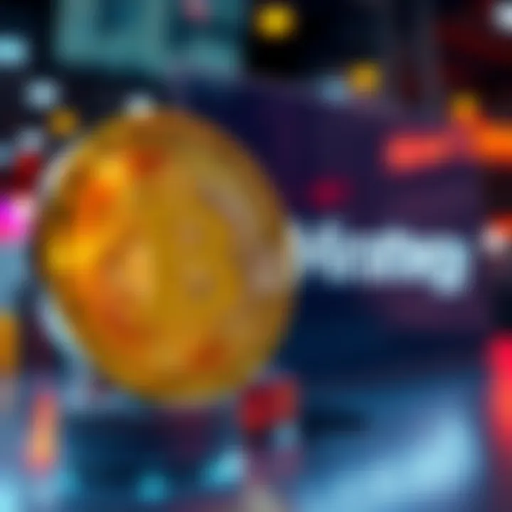 A graphic representation showing a Bitcoin symbol alongside Microstrategy's logo, indicating a potential purchase