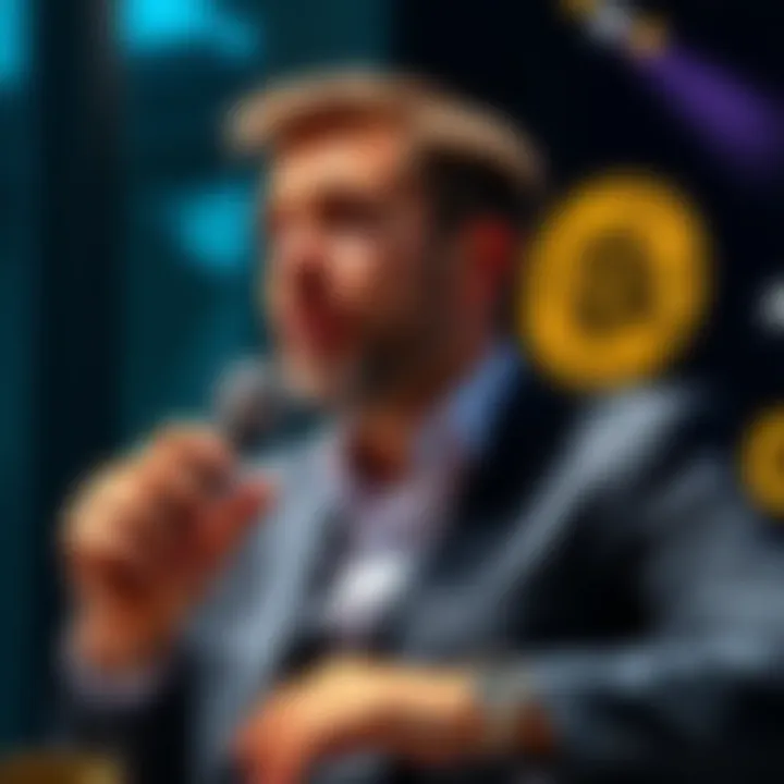 MicroStrategy CEO passionately discussing Bitcoin and its impact on finance