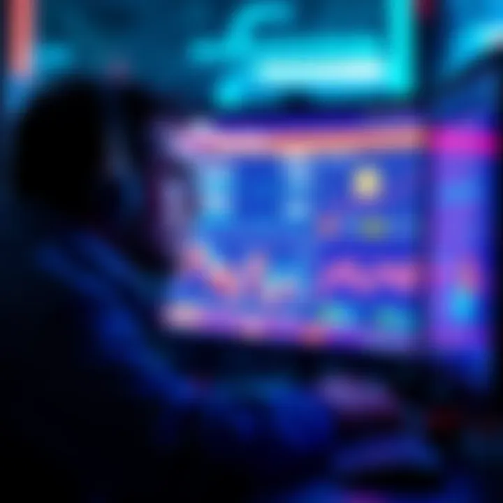 A miner looking puzzled at their computer screen while analyzing DigiByte payouts