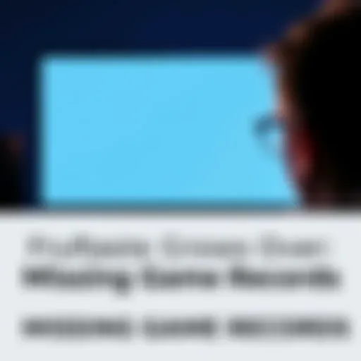 A player looking at a blank screen on a gaming console, confused about missing games from their library.