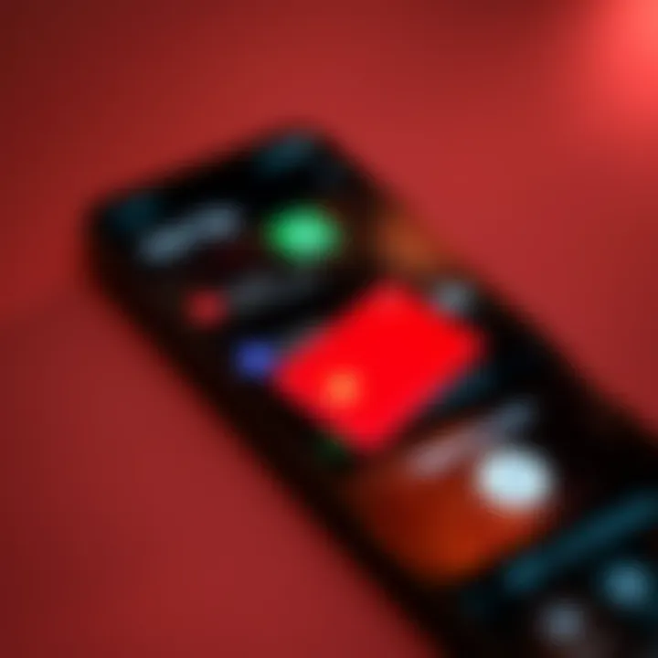 A smartphone displaying various mobile wallet applications for managing multiple accounts and transactions