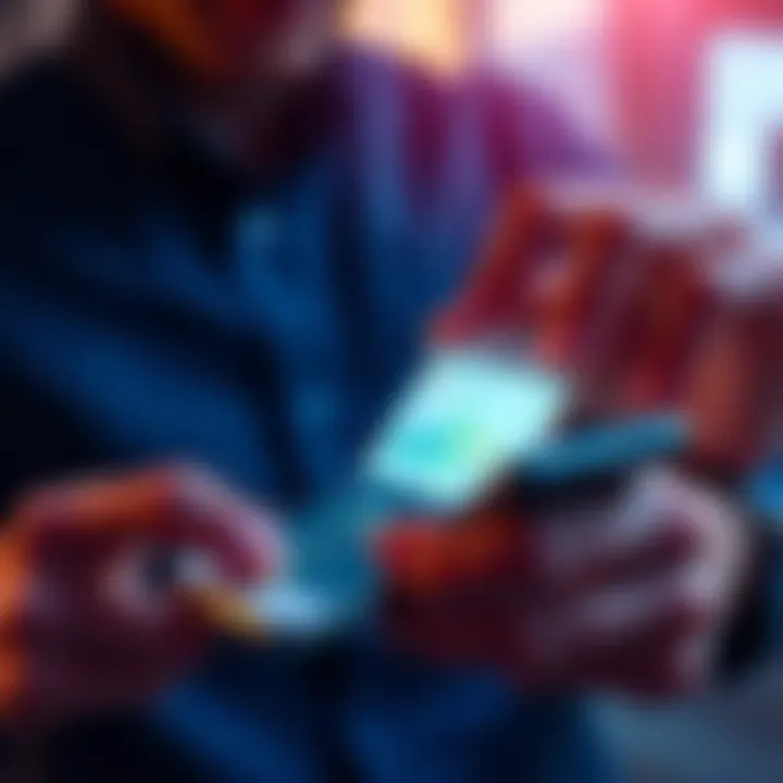 A person adjusting tracking settings on a smartphone for app advertising