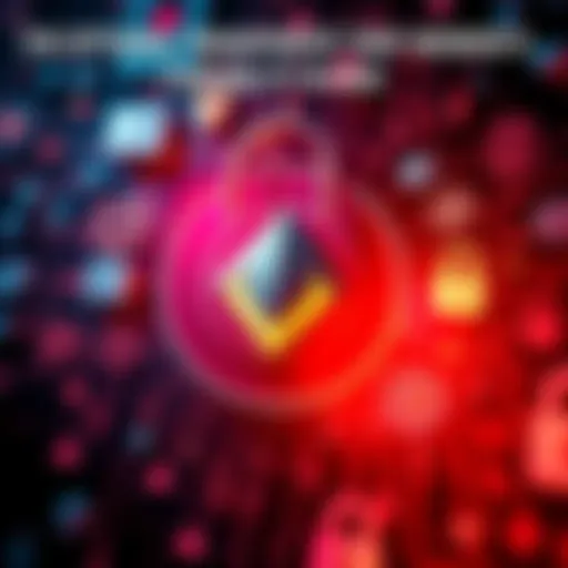 Monero logo surrounded by symbols representing privacy and security, illustrating concerns about transparency and fungibility