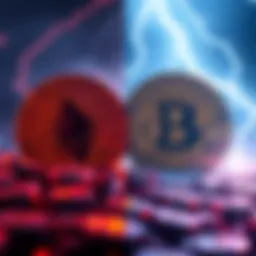 A visual comparison of Monero and Bitcoin Lightning payments showcasing their privacy differences and transaction security features.