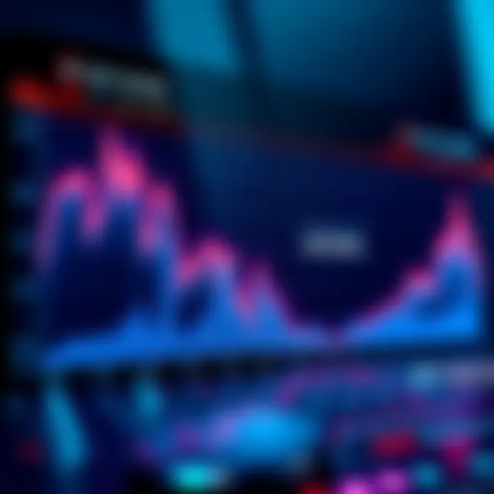 A graphic representation of Monero Ocean hashrate data, showing a fluctuating line chart with key metrics highlighted.