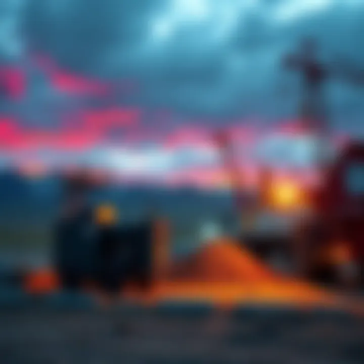 Construction site of a mining farm in Montana with S19K Pros equipment