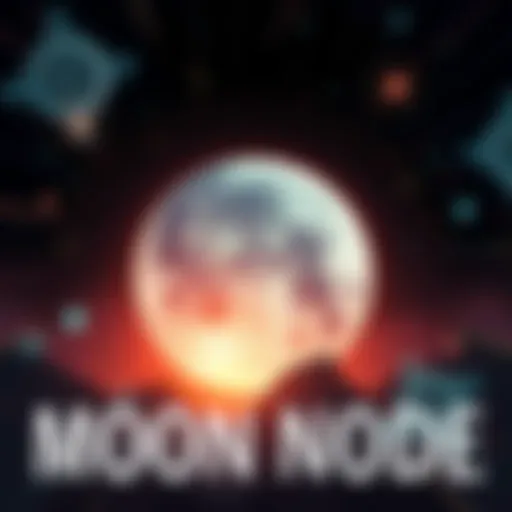 A visual representation of the Moon Node concept with a moon in the background and digital elements around it.