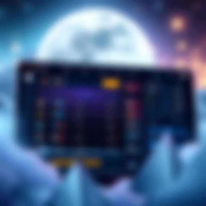 Screenshot showing the MoonX interface with various on-chain coins and features like safety scores and smart wallets