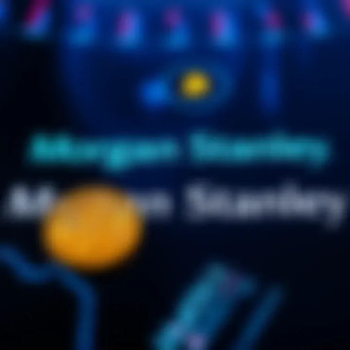 Morgan Stanley logo with Bitcoin symbol, representing the launch of a new Bitcoin ETF competing with BlackRock.
