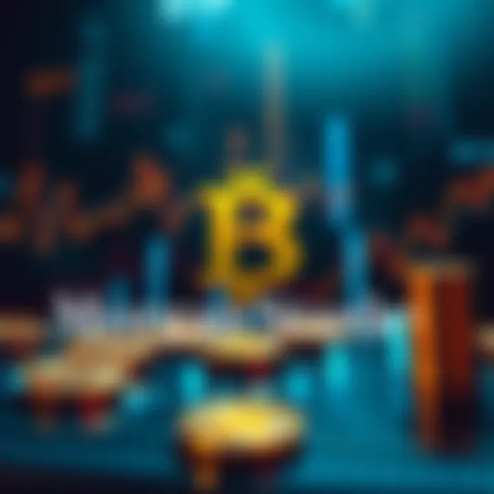 Morgan Stanley logo with Bitcoin symbols and financial charts showing growth, representing the launch of their new Bitcoin ETF.