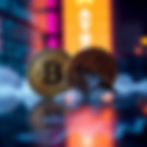 Graphic showing Morgan Stanley logo with Bitcoin and Solana symbols