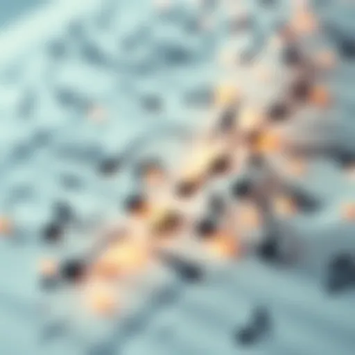 A close-up of musical notes flowing from a sheet, symbolizing the impact of music on emotions and creativity.
