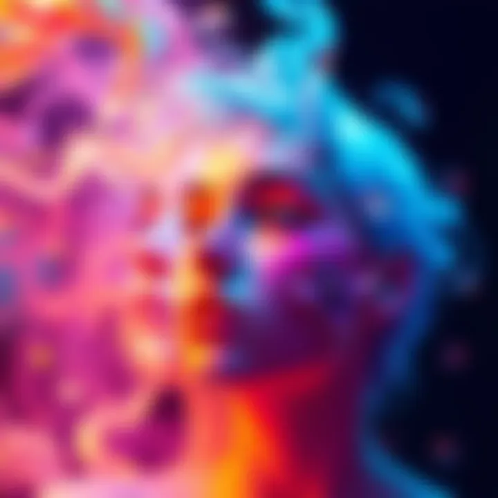 Colorful digital artwork representing the My Soul NFT from the Personally collection, showcasing artistic elements and emotional depth.