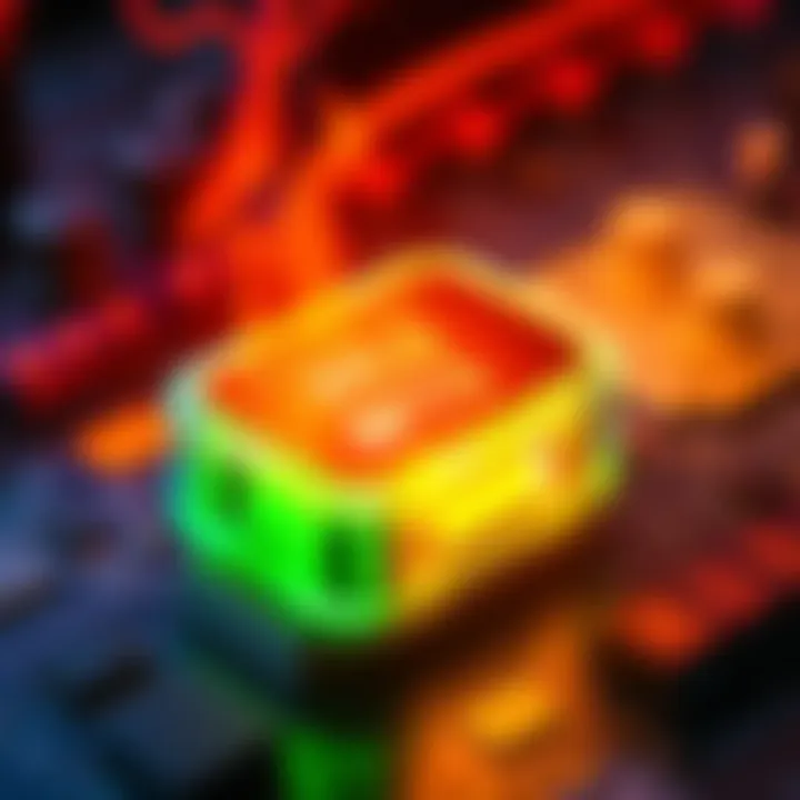 Close-up of a Nano 3s power block showing signs of overheating with warning symbols nearby