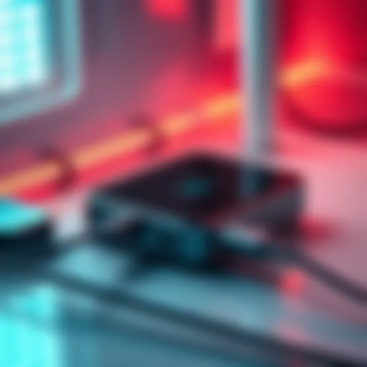 A Nano X device connected to a charger, showing signs of not charging despite being plugged in