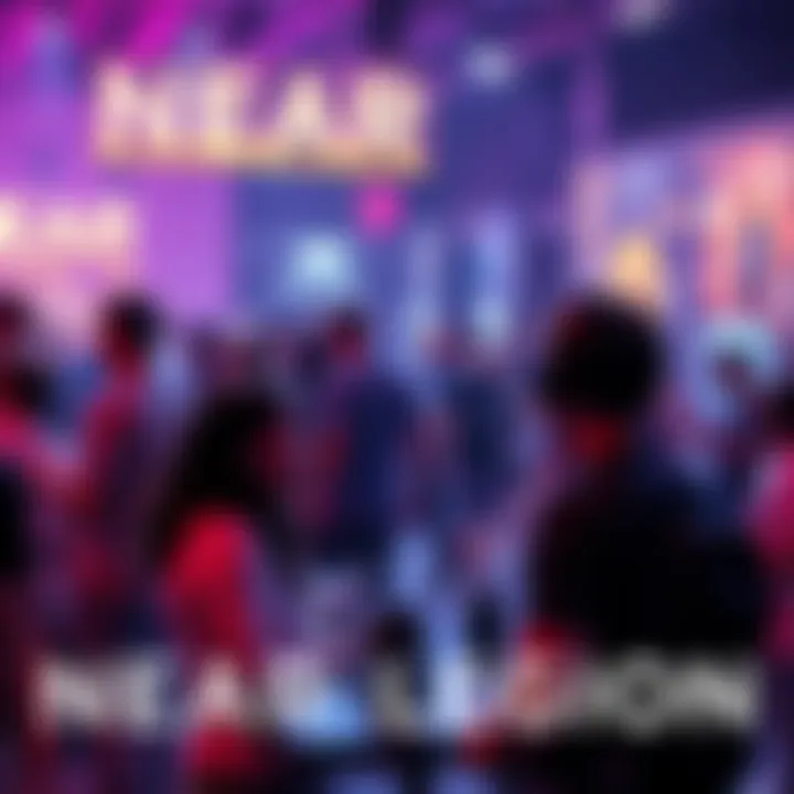 People engaging in a community event focused on AI and technology, sharing ideas and collaborating on projects.