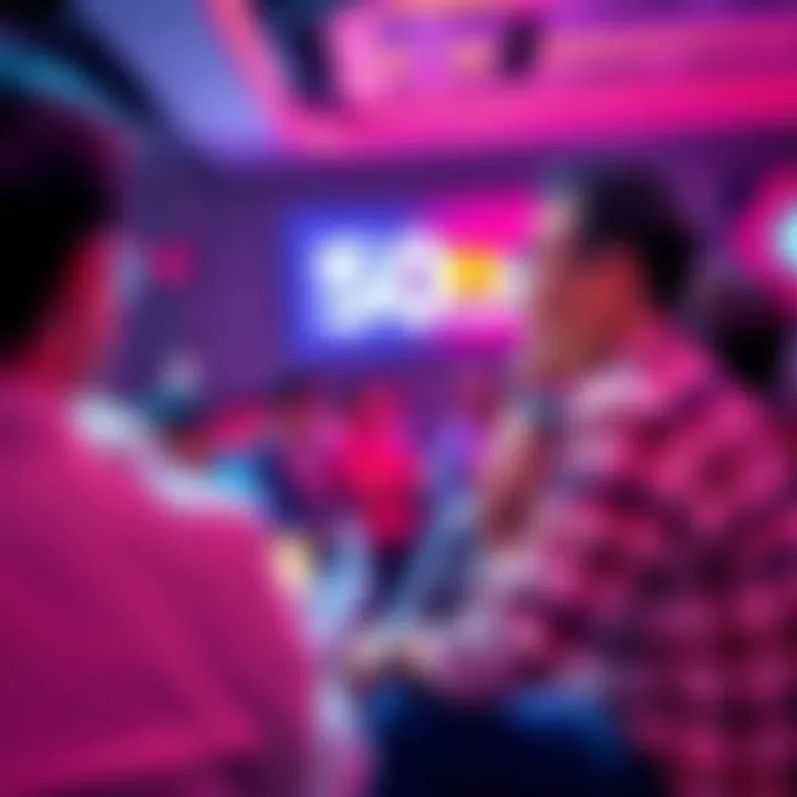 Nenter Chow, Global CEO of BitMart, engaging with the audience at 50Nent event as a judge on CryptoknightsHQ.