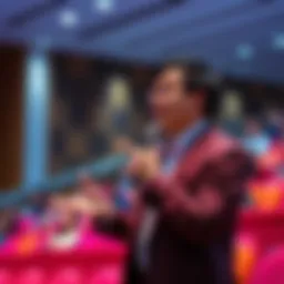 CEO Nenter Chow delivering a lecture on fintech careers at National Taiwan University