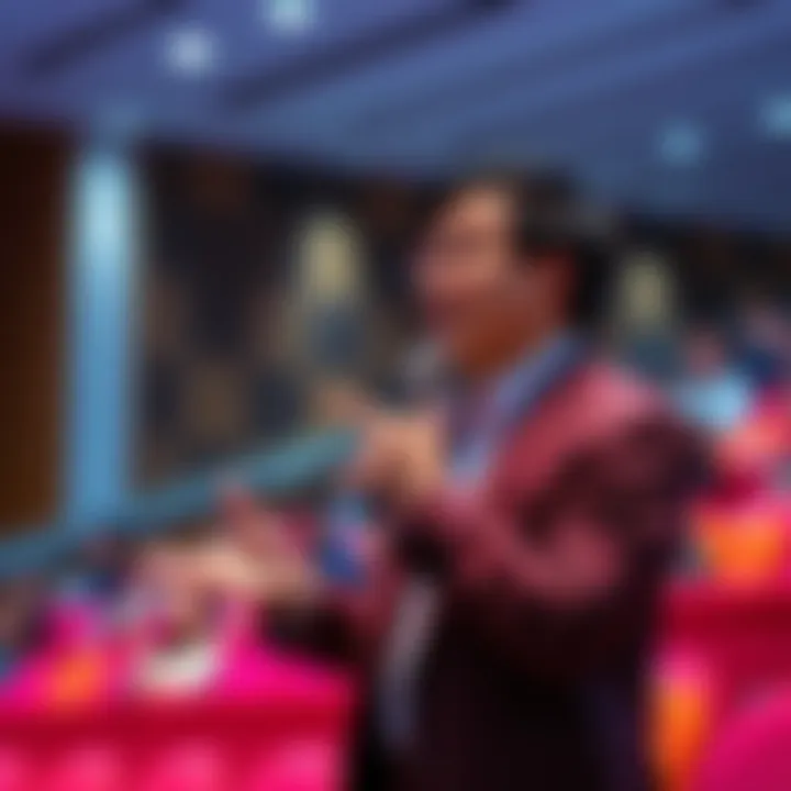 CEO Nenter Chow delivering a lecture on fintech careers at National Taiwan University