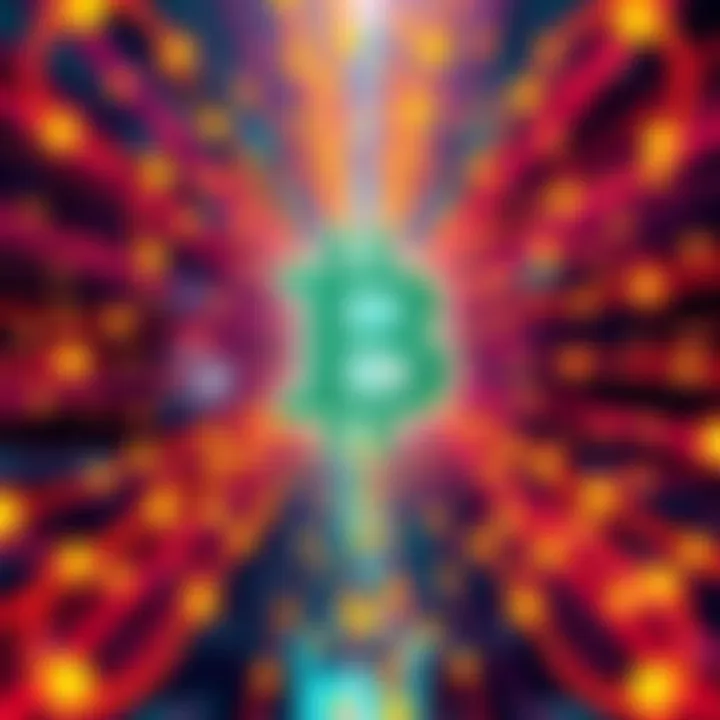 Illustration depicting the intricate structure of network fees in digital transactions, showcasing their effect on speed and cost.