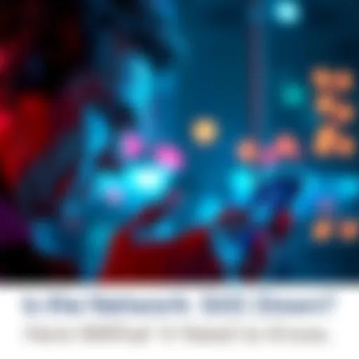 A frustrated person looking at a phone with a loading screen, symbolizing network issues.