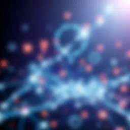 A graphic showing interconnected dots representing network density and user engagement across platforms.