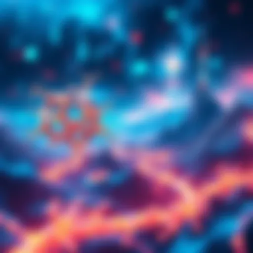 Illustration of futuristic technology and digital landscapes representing advancements in Neuron/4DSky.