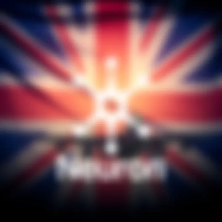 Logo of Neuron with UK flag and military aircraft silhouette in the background