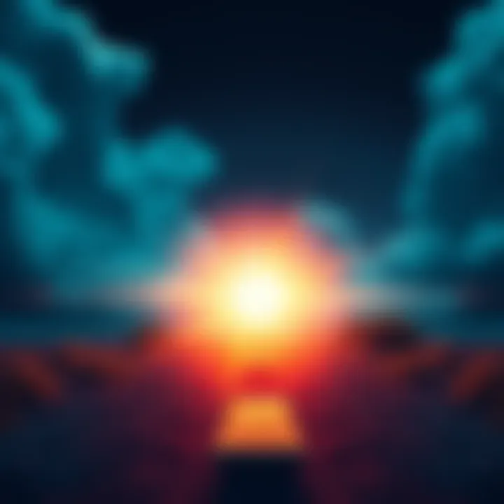 A bright path leading into the distance, symbolizing new opportunities ahead.