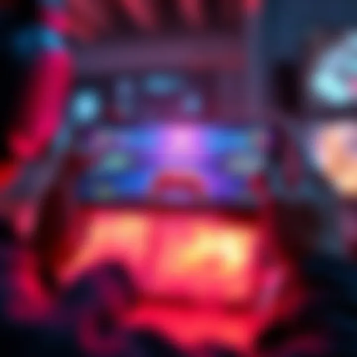 A gamer holding a new smartphone with a gaming app open, showing improved performance without lag.