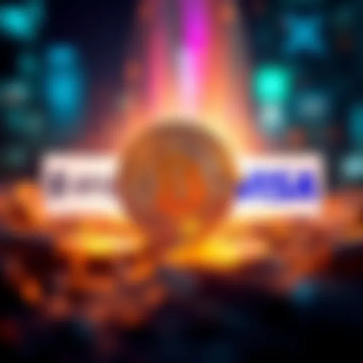 New Stablecoin Launch A visual representation of the new stablecoin by Stripe, Visa, and Mastercard, featuring their logos alongside a digital coin symbolizing financial disruption.