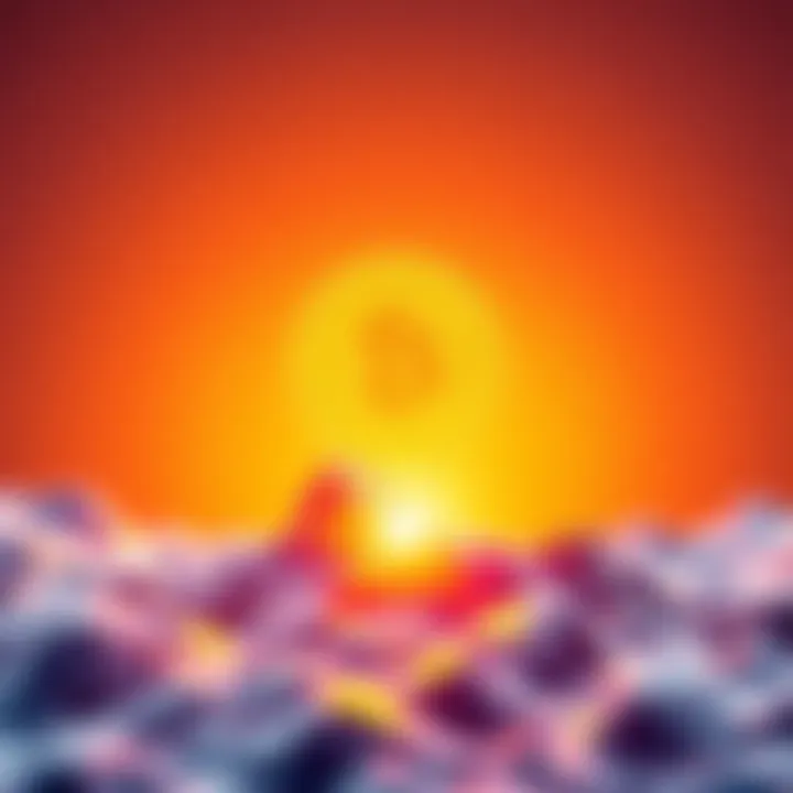 New Token on the Rise A digital token graphic symbolizing potential growth with upward arrows and a bright background