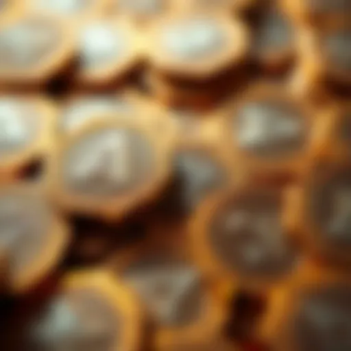 Close-up of new bid tokens from Atlas Earth game showing their design and features