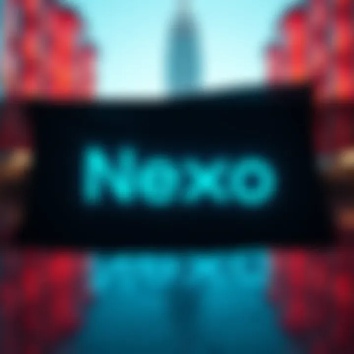 Nexo's logo and U.S. flag symbolizing compliance with new crypto regulations
