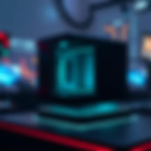 A sleek 12-inch black magnesium NeXT Cube computer, showcasing its unique design and modern technology.