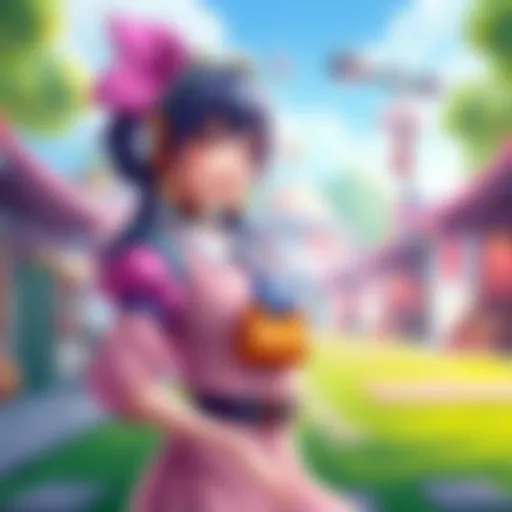 Nikki shows off her updated look in Wishfield, wearing a vibrant outfit that reflects joy and nostalgia for players