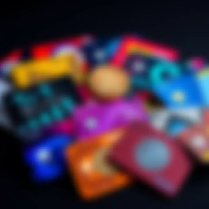 No KYC Crypto Cards A collection of no KYC crypto cards displayed with a focus on their distinct designs, highlighting differences in issuer policies and resale options.