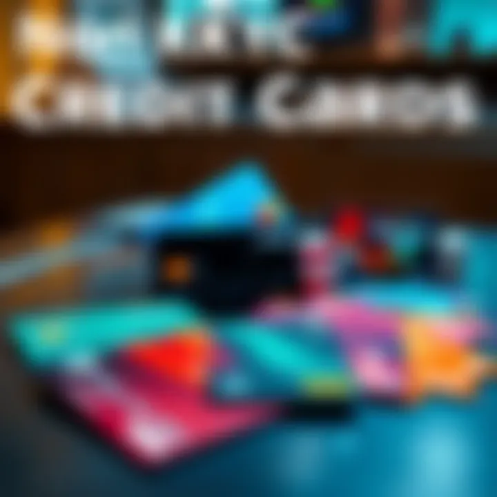 A collection of non-KYC credit and debit cards displayed on a table, highlighting privacy features for AWS transactions.